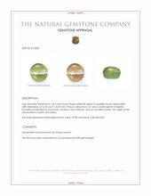 1.56 Ct. Cabochon Alexandrite from Ceylon (Sri Lanka) Appraisal