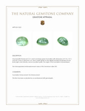 2.31 Ct. Cabochon Tourmaline from Mozambique Appraisal