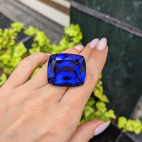 89.48 Ct. Tanzanite from Tanzania Life Style