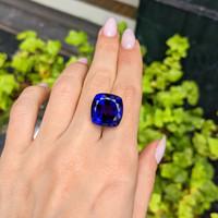 24.08 Ct. Tanzanite from Tanzania Life Style