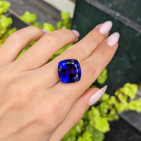 24.08 Ct. Tanzanite from Tanzania Life Style