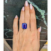 11.98 Ct. Tanzanite from Tanzania Life Style