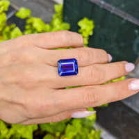 11.98 Ct. Tanzanite from Tanzania Life Style