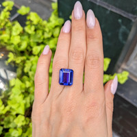 11.98 Ct. Tanzanite from Tanzania Life Style