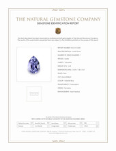 2.68 Ct. Tanzanite from Tanzania Scan Report