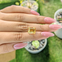 4.54 Ct. Citrine from Brazil Life Style