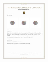 4.17 Ct. Multi Color Crystal Opal (Jelly Opal) from Australia Appraisal