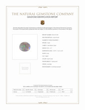 4.17 Ct. Multi Color Crystal Opal (Jelly Opal) from Australia Scan Report