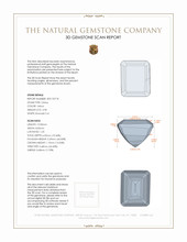4.98 Ct. Citrine from Brazil 3 D Scan Report