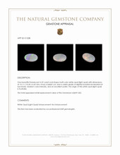 4.59 Ct. Multi Color White Opal (Light Opal) from Australia Appraisal