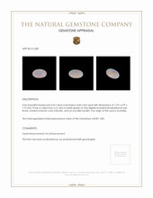 0.42 Ct. Cabochon Crystal/Jelly Opal from Australia Appraisal