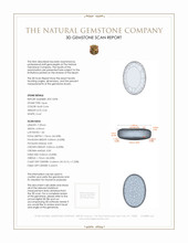 0.42 Ct. Cabochon Crystal/Jelly Opal from Australia 3 D Scan Report