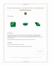 1.57 Ct. Tsavorite Garnet from Tanzania Appraisal