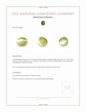 8.24 Ct. Chrysoberyl from Ceylon (Sri Lanka) Appraisal
