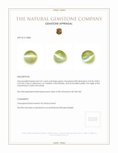 5.07 Ct. Chrysoberyl from Ceylon (Sri Lanka) Appraisal