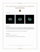 0.72 Ct. Crystal/Jelly Opal from Australia Appraisal