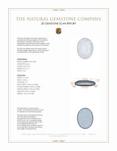 0.72 Ct. Crystal/Jelly Opal from Australia 3 D Scan Report