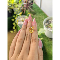 4.96 Ct. Citrine from Brazil Life Style