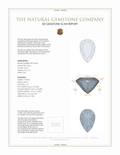 5.12 Ct. Citrine from Brazil 3 D Scan Report