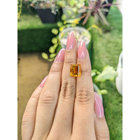 4.54 Ct. Citrine from Brazil Life Style