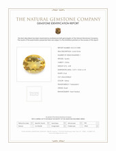 4.08 Ct. Citrine from Brazil Scan Report