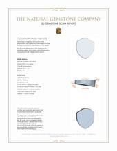 1.12 Ct. Tourmaline from Mozambique 3 D Scan Report