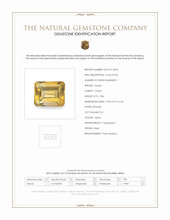 3.86 Ct. Citrine from Brazil Scan Report