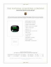 1.97 Ct. Tsavorite Garnet from Madagascar Scan Report