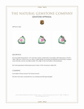 1.69 Ct. Tourmaline from Mozambique Appraisal