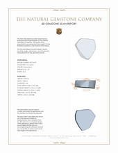 1.69 Ct. Tourmaline from Mozambique 3 D Scan Report