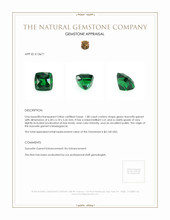 1.80 Ct. Tsavorite Garnet from Tanzania Appraisal