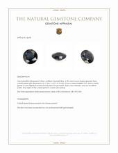 4.98 Ct. Greenish Blue Cobalt Spinel from Ceylon (Sri Lanka) Appraisal