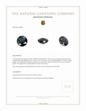 4.98 Ct. Cobalt Spinel from Ceylon (Sri Lanka) Appraisal