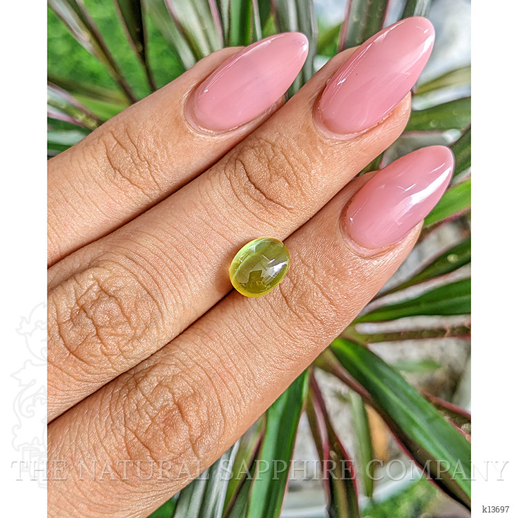 4.55 Ct. Cabochon Chrysoberyl from Ceylon (Sri Lanka)