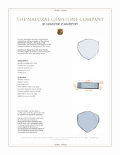 2.79 Ct. Tourmaline from Mozambique 3 D Scan Report
