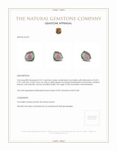 3.37 Ct. Tourmaline from Mozambique Appraisal