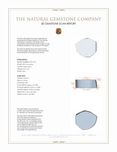 3.37 Ct. Tourmaline from Mozambique 3 D Scan Report