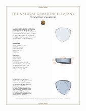3.39 Ct. Tourmaline from Mozambique 3 D Scan Report