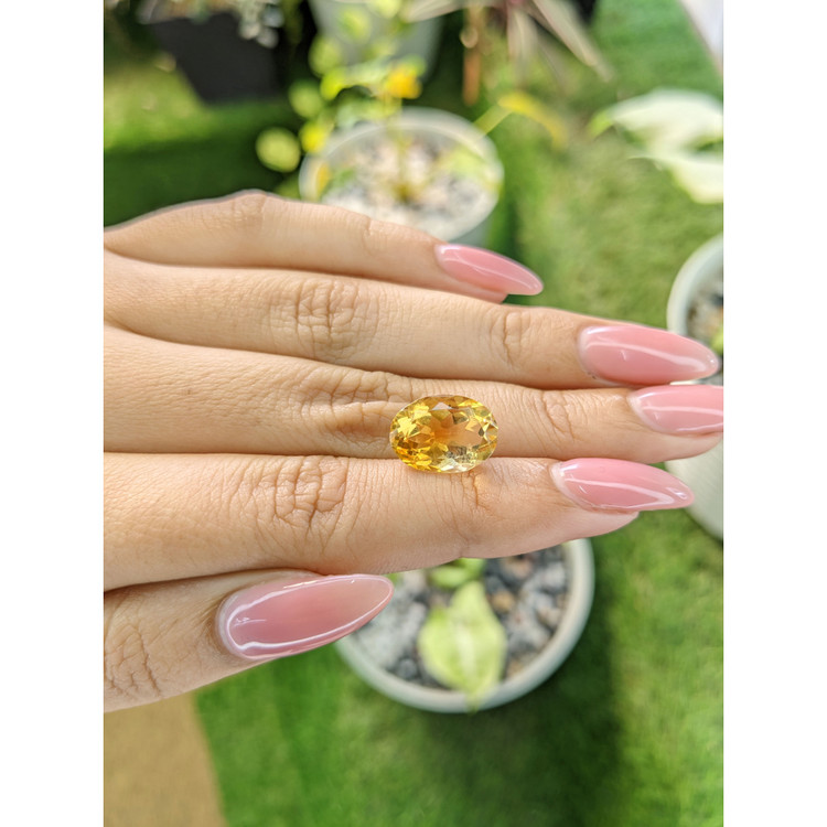 6.11 Ct. Citrine from Brazil