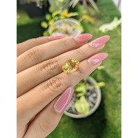 5.25 Ct. Citrine from Brazil Life Style