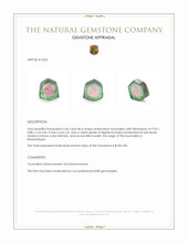 3.46 Ct. Tourmaline from Mozambique Appraisal