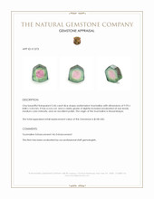 3.46 Ct. Tourmaline from Mozambique Appraisal