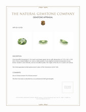 1.34 Ct. Zircon from Ceylon (Sri Lanka) Appraisal