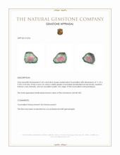 3.46 Ct. Tourmaline from Mozambique Appraisal