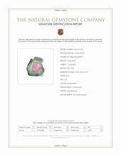 3.49 Ct. Watermelon Tourmaline from Mozambique Scan Report
