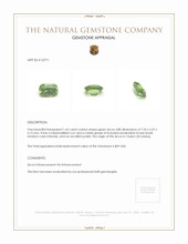 1.65 Ct. Zircon from Ceylon (Sri Lanka) Appraisal