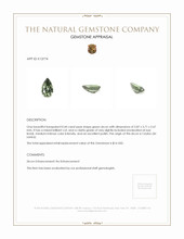 0.44 Ct. Zircon from Ceylon (Sri Lanka) Appraisal