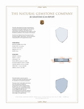 4.12 Ct. Tourmaline from Mozambique 3 D Scan Report