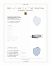 4.84 Ct. Tourmaline from Mozambique 3 D Scan Report