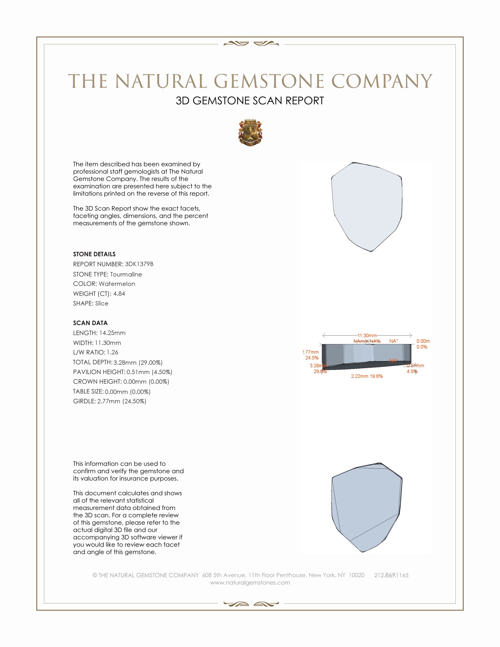 4.84 Ct. Tourmaline from Mozambique